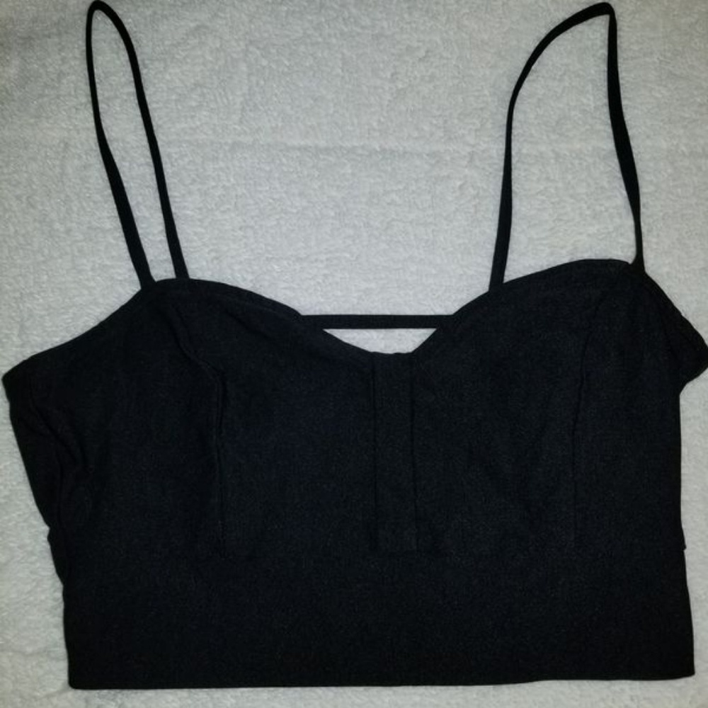 Strappy back crop top